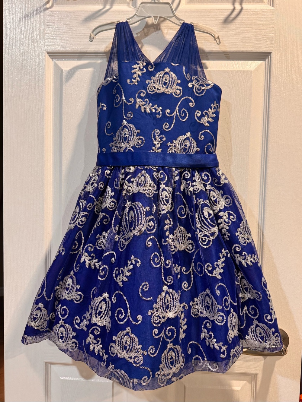 Disney Princess collection - Cinderella Royal Blue and Silver sequin